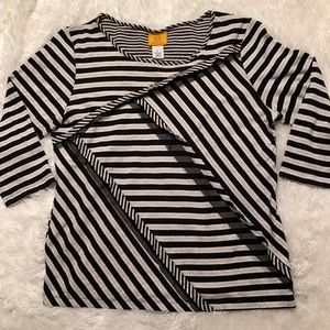 Ruby Rd. Striped blouse
